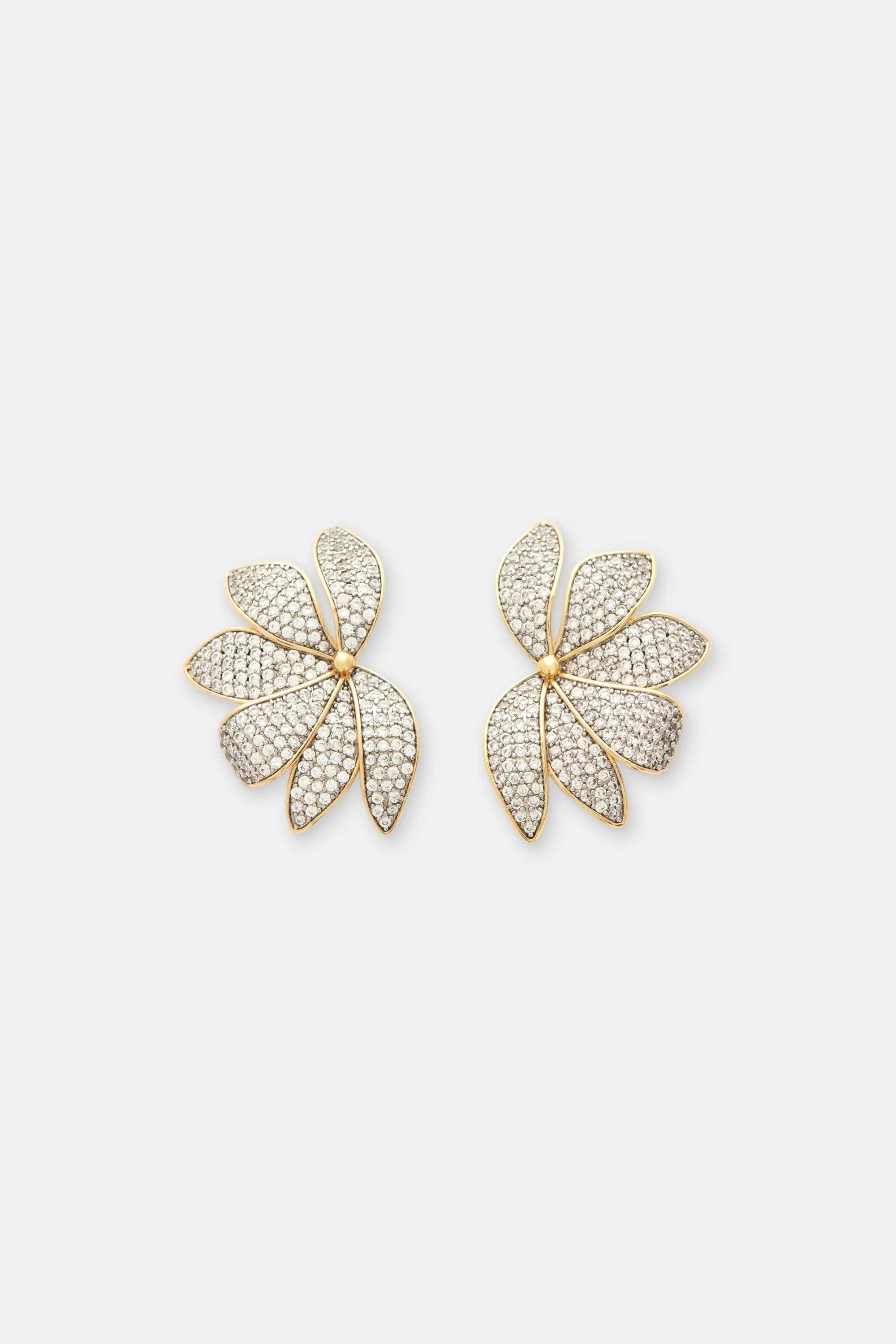 Jasmine Earrings with Crystal