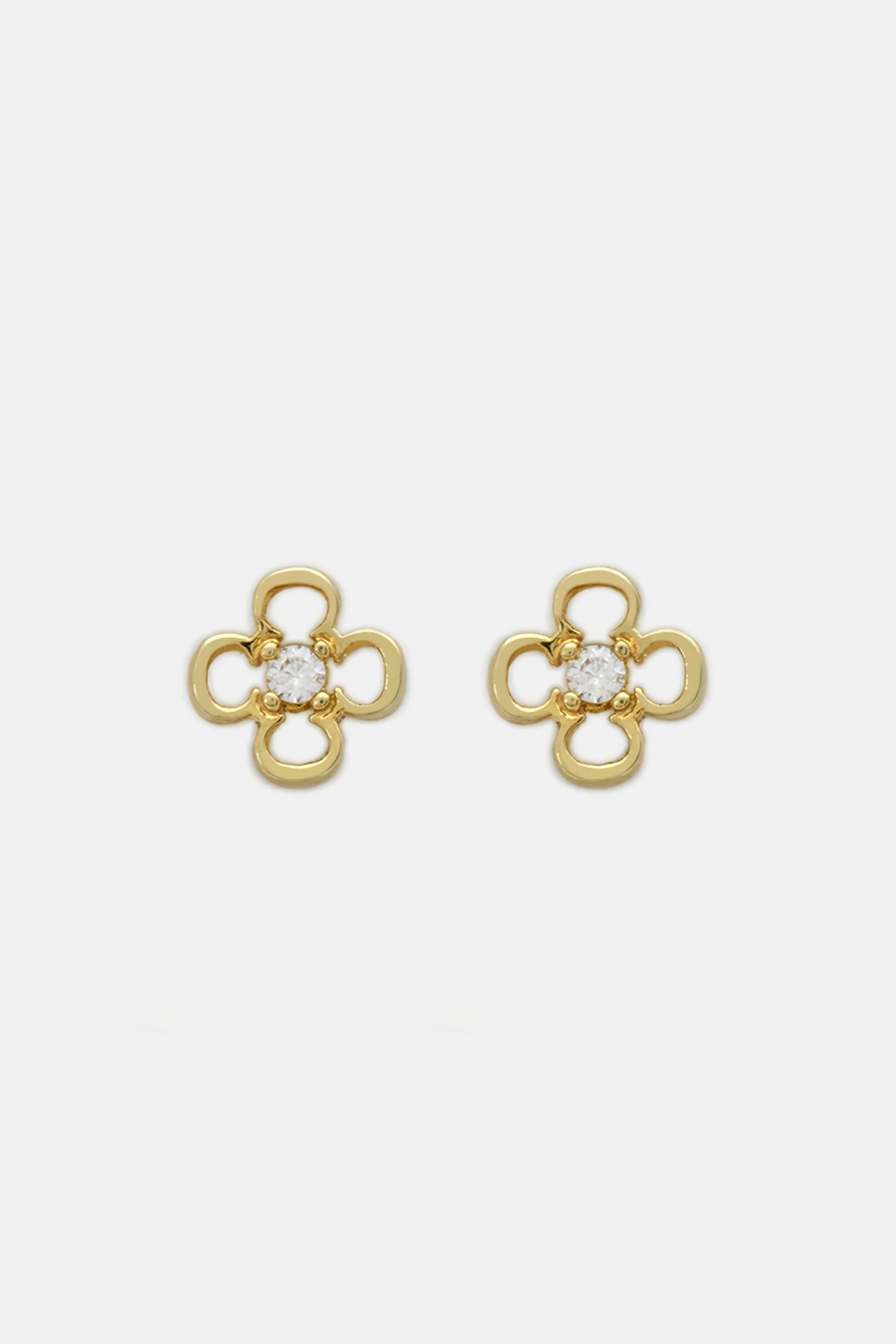 Rosetta Insignia Diamond Earrings with Crystal